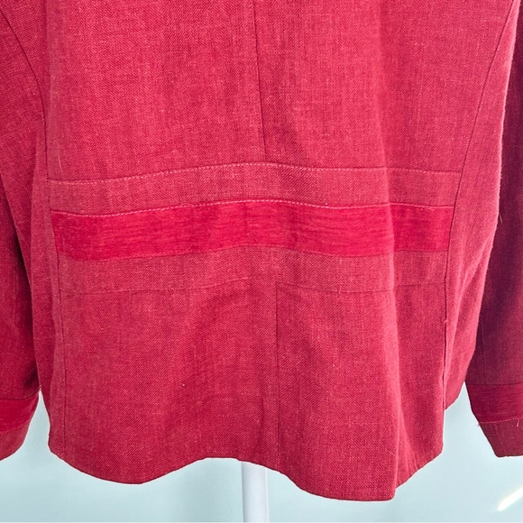 Coldwater Creek Linen Blend Jacket/Blazer - Picture 8 of 11